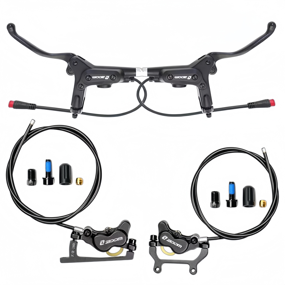 Zoom Hydraulic Brake 4 Piston E-Scooter - ชุดเบรกดิสก์ไฮดรอลิกแบบ 4 ลูกสูบ รุ่น ZOOM HB-890E