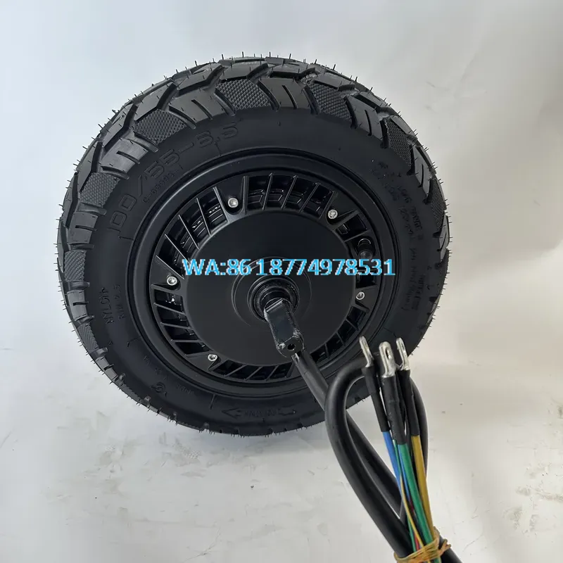 60V 5000W Brushless Hub Motor - มอเตอร์ฮับสกู๊ตเตอร์คู่แบบ DIY ขนาด 11 นิ้ว ฮอลล์คู่