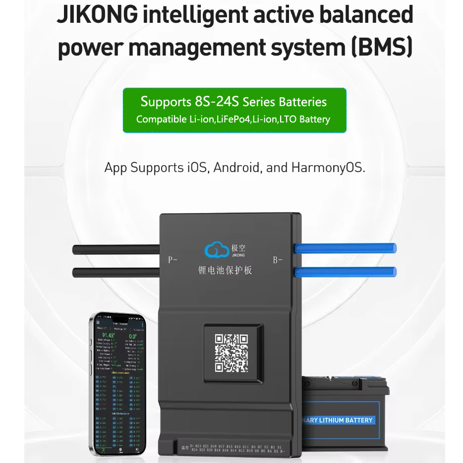 JK BMS ระบบปรับสมดุลแบบแอคทีฟ  - Smart Bms 20S 72V 150A Bluetooth บทวิจารณ์และราคา