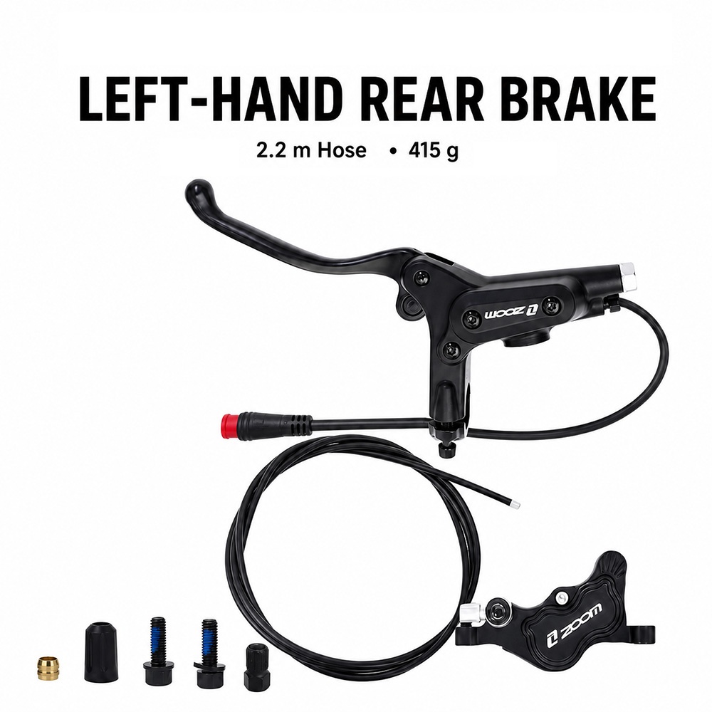 ชุดเบรกดิสก์ไฮดรอลิกแบบ 4 ลูกส - Zoom Hydraulic Brake 4 Piston E-Scooter บทวิจารณ์และราคา