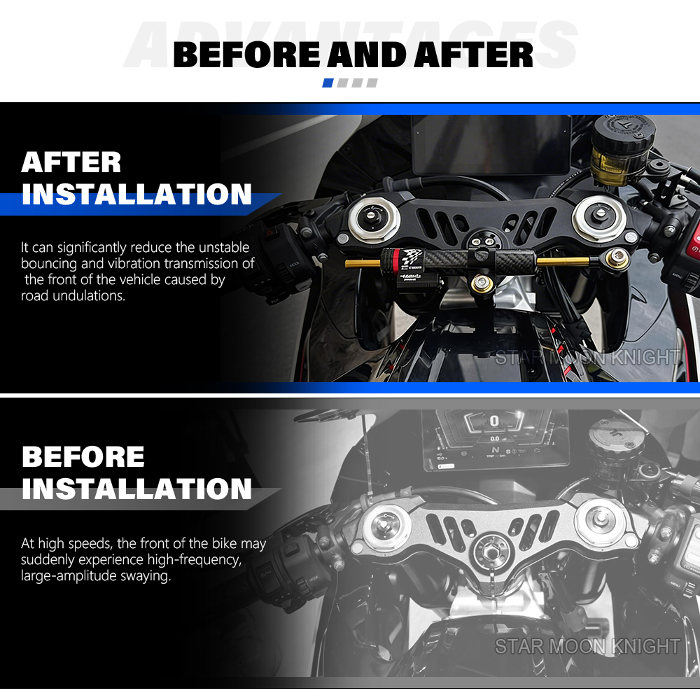 ขายึดโช้คกันสะบัดมอเตอร์ไซค์สำ - Steering Damper Stabilizer Kit Cnc บทวิจารณ์และราคา